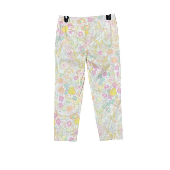Talbots Perfect Crop Pastel Capri Cropped Pants Size 0 Petite - Picture 2 of 5